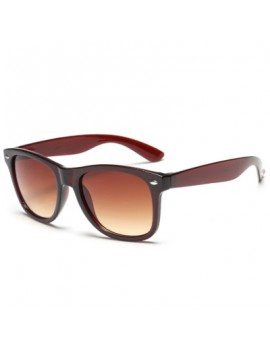 Anti UV Fashion Street Snap Unisex Tea-Colored Sunglasses