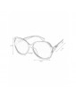 Carved Floral Hollow Out Sunglasses